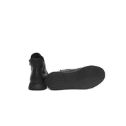 Cerruti 1881 Black Cowhide Women's High Sneaker