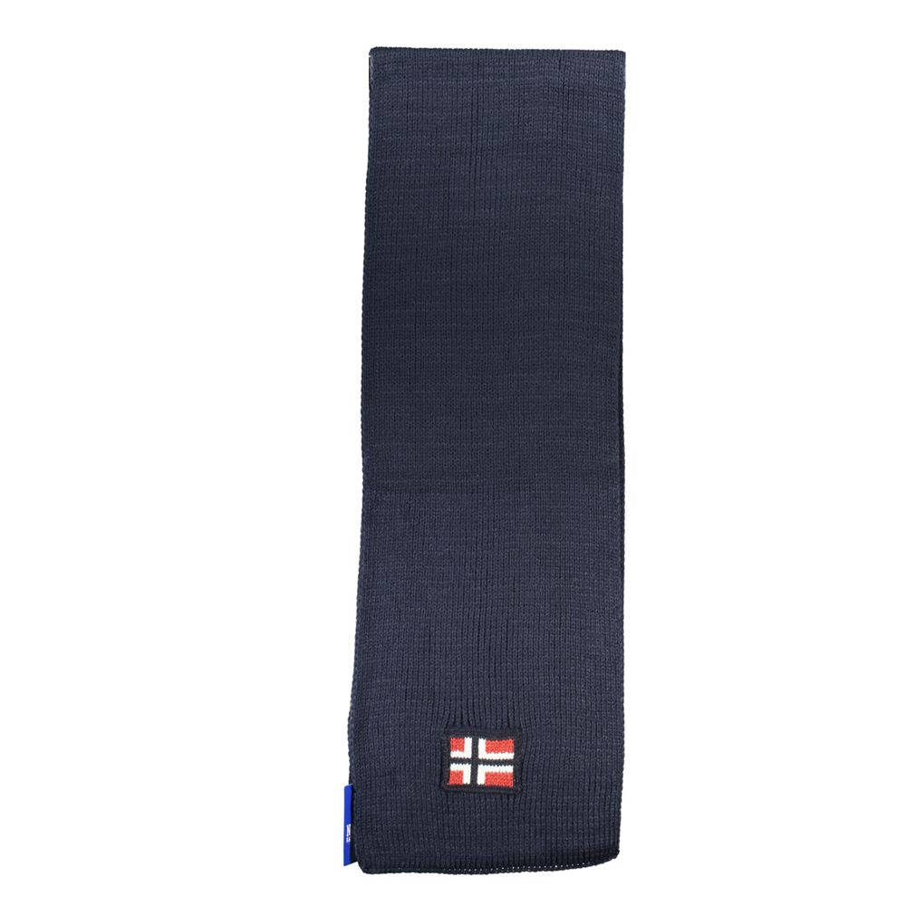 Norway 1963 Blue Acrylic Scarf