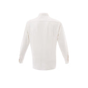 Lardini Elegant White Cotton Men's Shirt