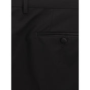 Dolce & Gabbana Sleek Black Wool Trousers for Men