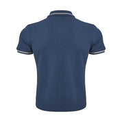 Corneliani Elegant Blue Italian Cotton Polo Shirt