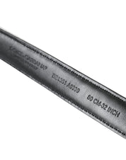 Dolce & Gabbana Black White Patchwork Gold Metal Buckle Belt