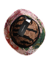 Dolce & Gabbana Multicolor Floral Jacquard Bucket Hat Men