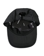 Dolce & Gabbana Black Cotton Embellished Baseball Hat Men