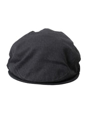 Dolce & Gabbana Gray Cotton Cloth Newsboy Hat Men