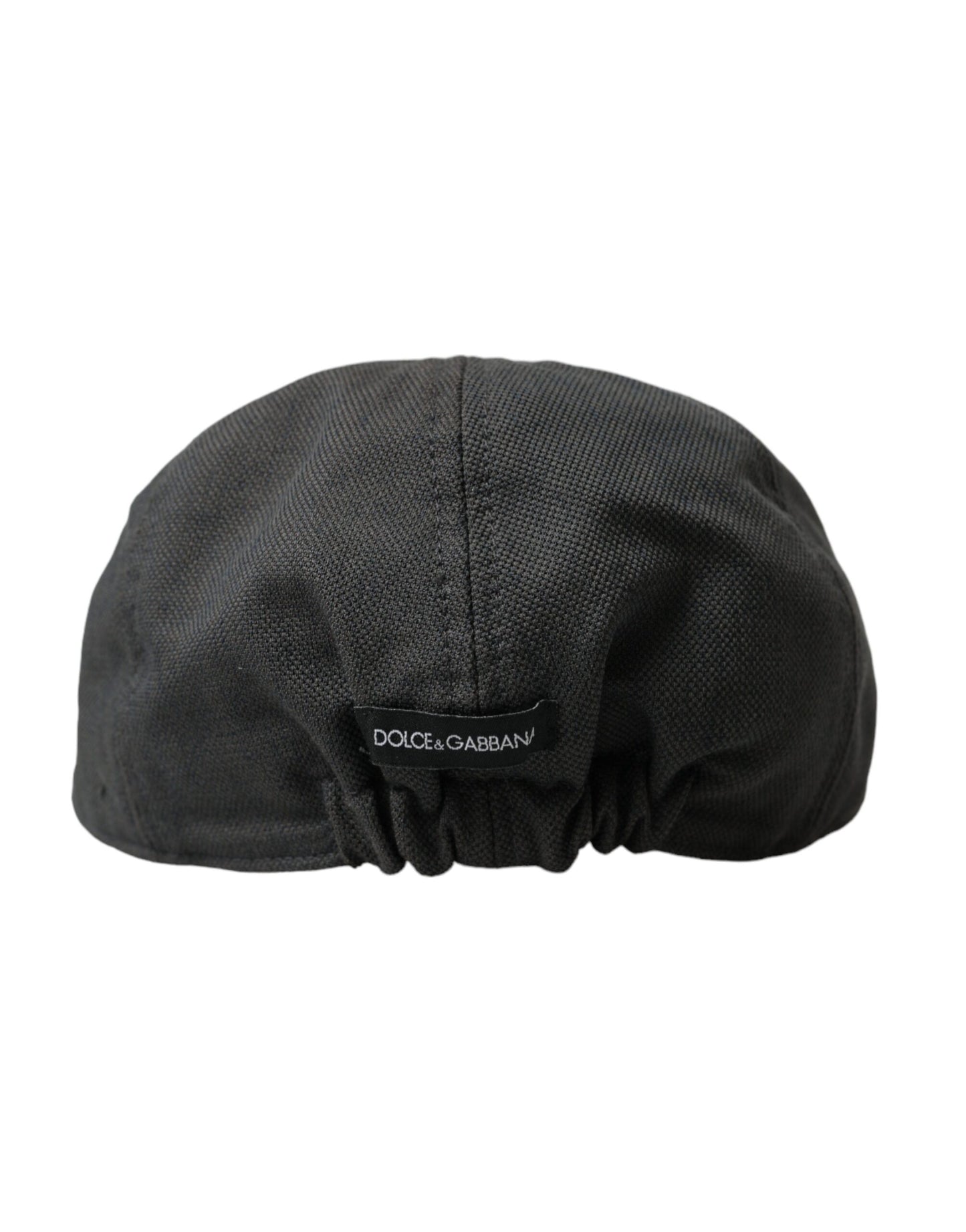 Dark Gray Nylon Cloth Newsboy Hat Men