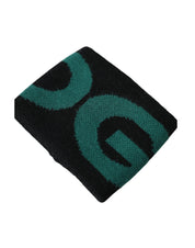 Dolce & Gabbana Black Green Wool Logo #DGMILLENNIALS Wristband