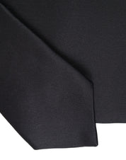 Dolce & Gabbana Black Solid Silk Adjustable Tie Men