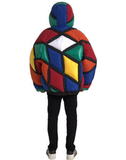 Dolce & Gabbana Multicolor Quilted Hooded Puffer Jacket