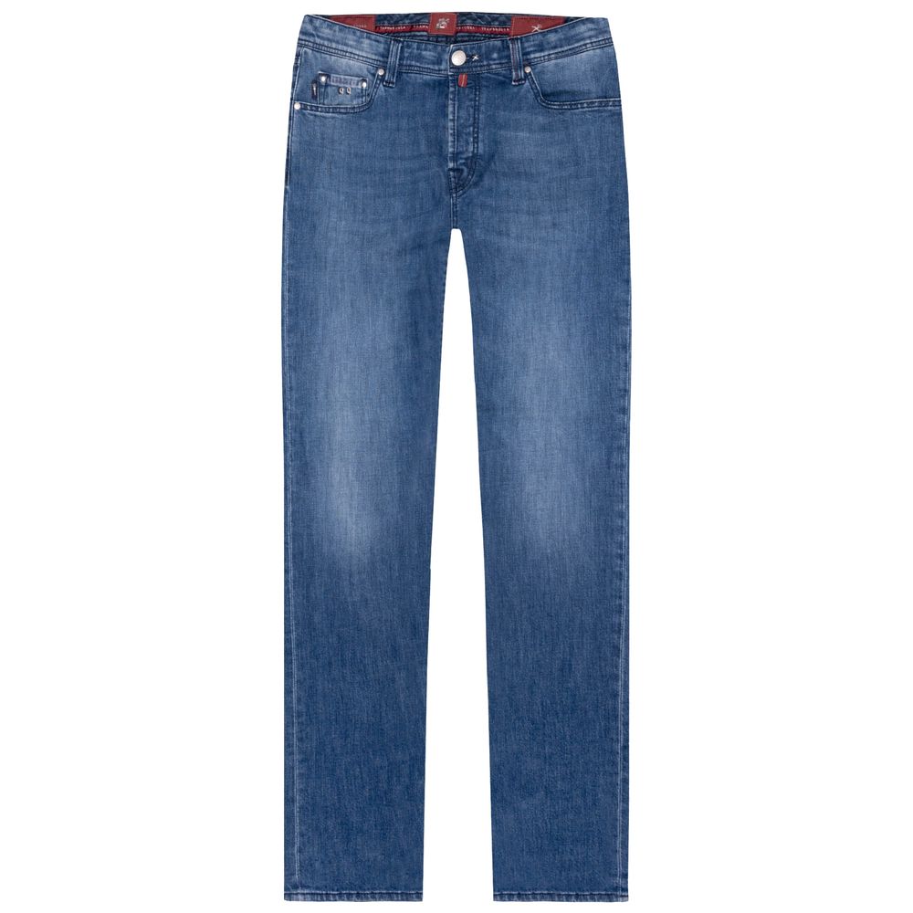 Tramarossa Blue Cotton Men's Jeans