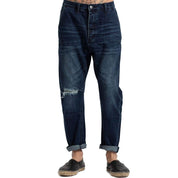 One Teaspoon Blue Cotton Men Jeans