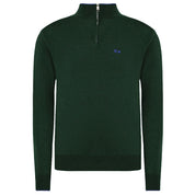 La Martina Green Acrylic Sweater