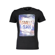 Cavalli Class Black Cotton T-Shirt