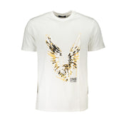 Cavalli Class White Cotton T-Shirt