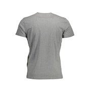 La Martina Gray Cotton Men T-Shirt