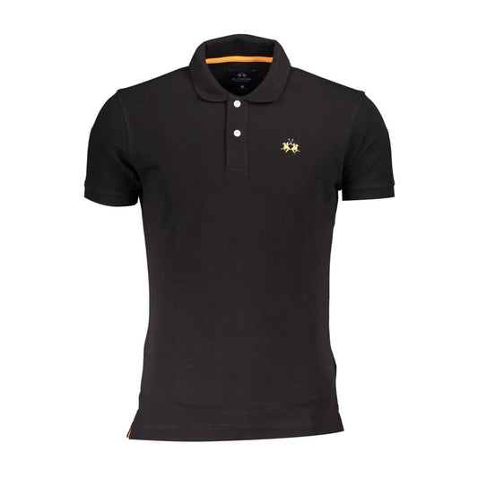 Elegant Slim Fit Polo with Contrasting Details