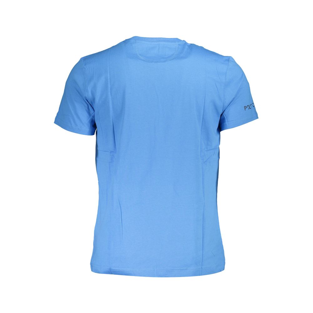 La Martina Blue Cotton Men T-Shirt