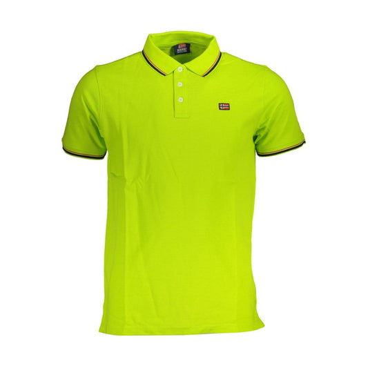 Summery Elegance Yellow Short-Sleeved Polo