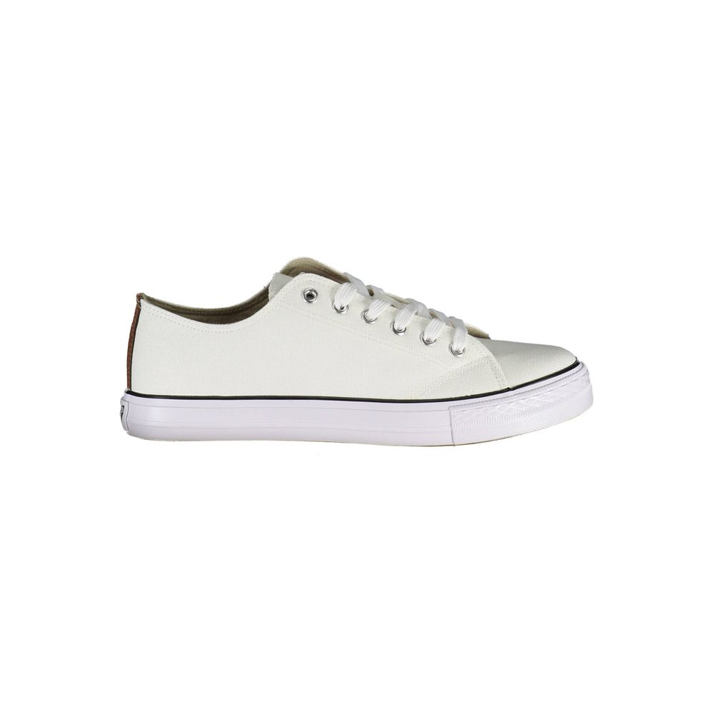 Carrera White Polyester Sneaker