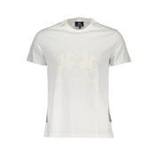 La Martina White Cotton Men T-Shirt