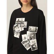 Love Moschino Black Cotton Women Sweater