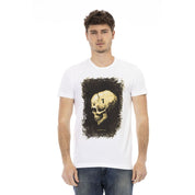 Trussardi Action White Cotton Men T-Shirt