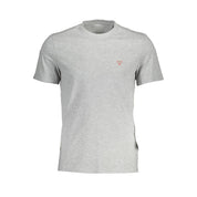 Guess Jeans Gray Cotton Men T-Shirt