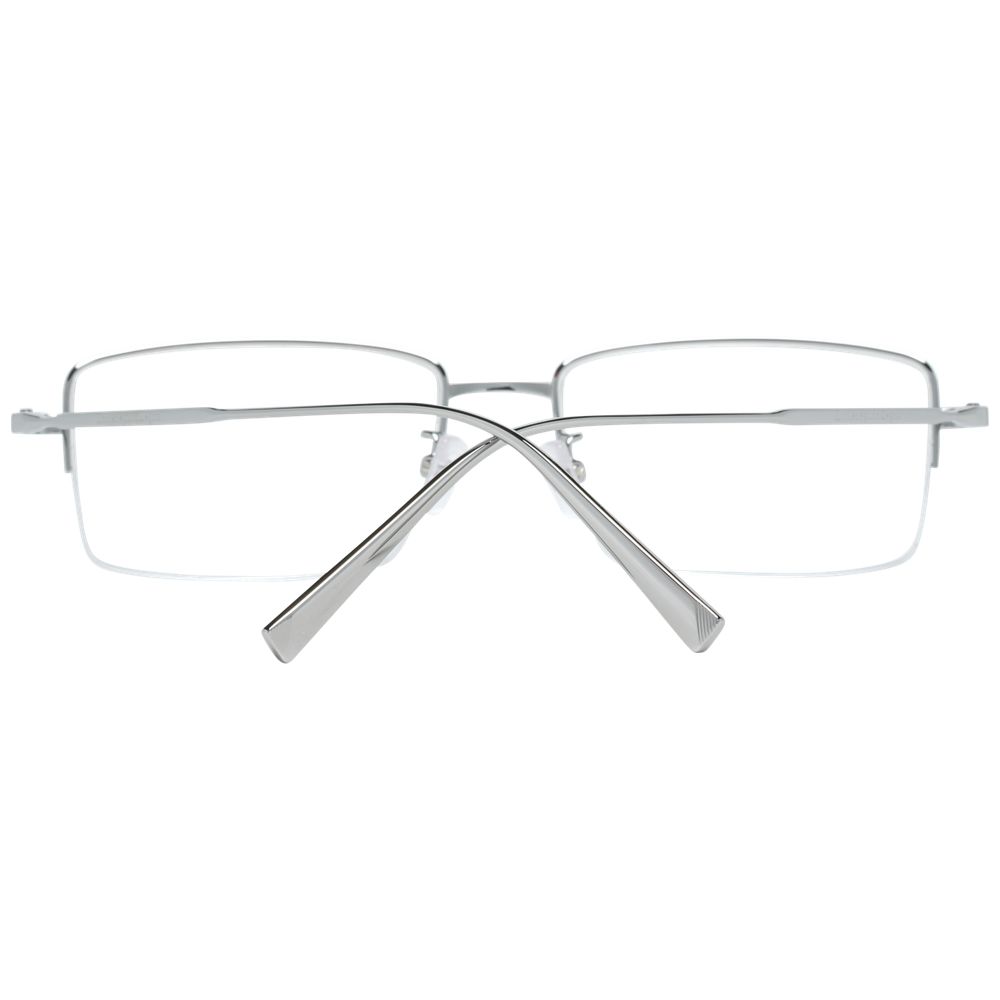 Ermenegildo Zegna Silver Men Optical Frames