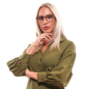 Lozza Brown Unisex Optical Frames