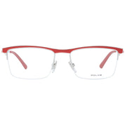 Police Red Men Optical Frames