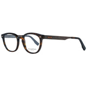 Ermenegildo Zegna Brown Plastic Glasses (Frames)