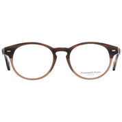 Ermenegildo Zegna Brown Plastic Glasses (Frames)