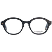 Ermenegildo Zegna Brown Horn Glasses (Frames)