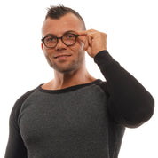 Ermenegildo Zegna Brown Men Glasses Frame