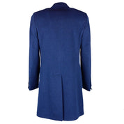 Made in Italy Blue Wool Vergine Jacket