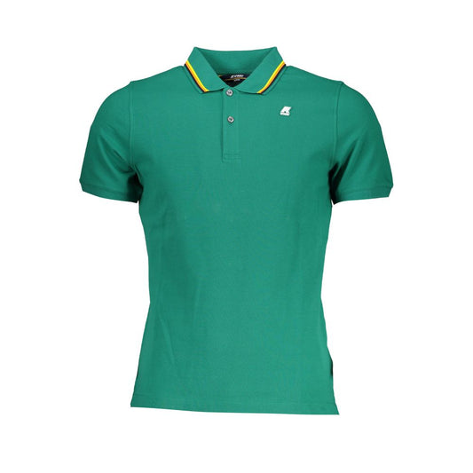 Green Cotton Polo Shirt