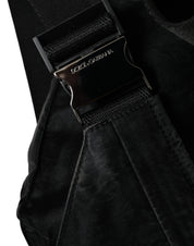 Dolce & Gabbana Black Nylon Logo Plaque Belt Waist Fanny Pack Bag