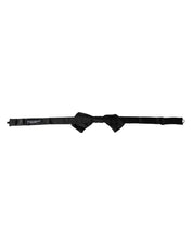 Dolce & Gabbana Black Satin Silk Adjustable Neck Men Bow Tie