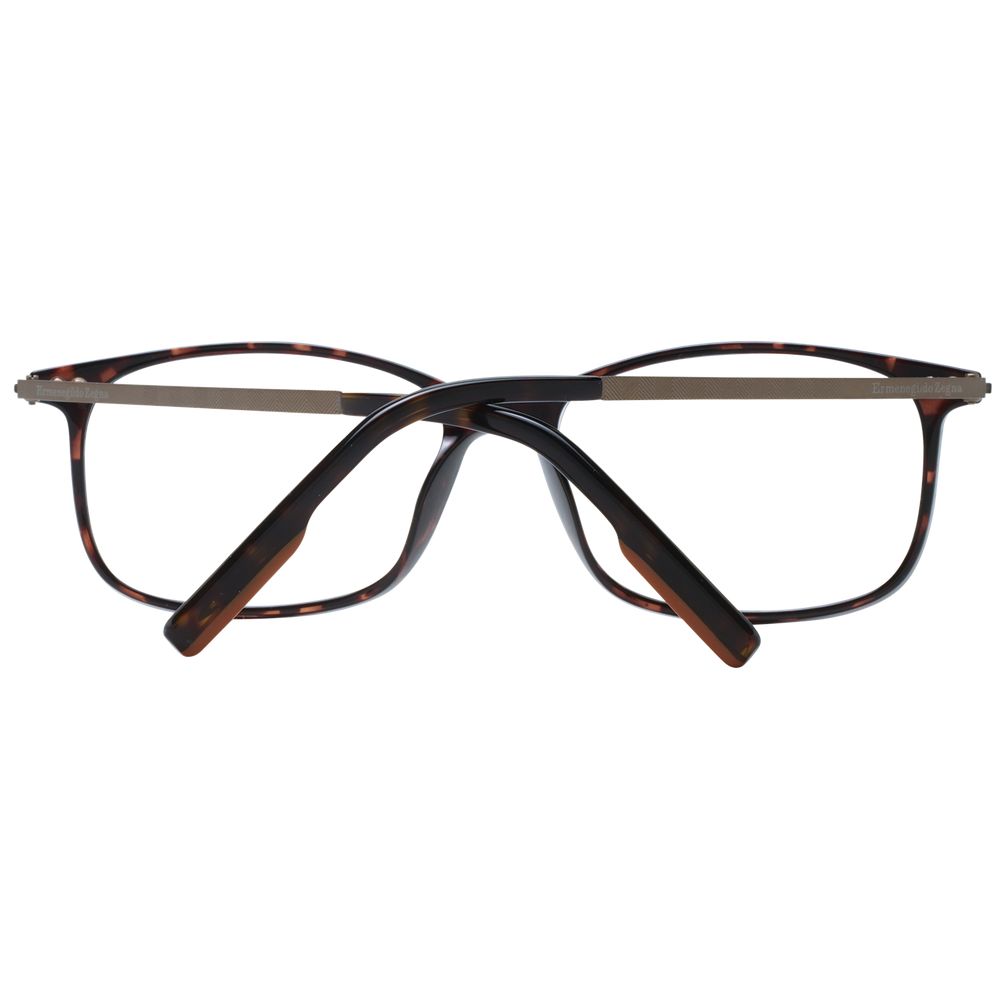 Ermenegildo Zegna Brown Men Optical Frames