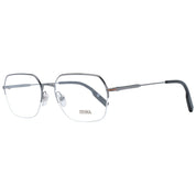 Ermenegildo Zegna Gray Metal Glasses (Frames)