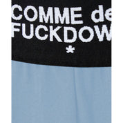 Comme Des Fuckdown Blue Polyester Women Palazzo Pants