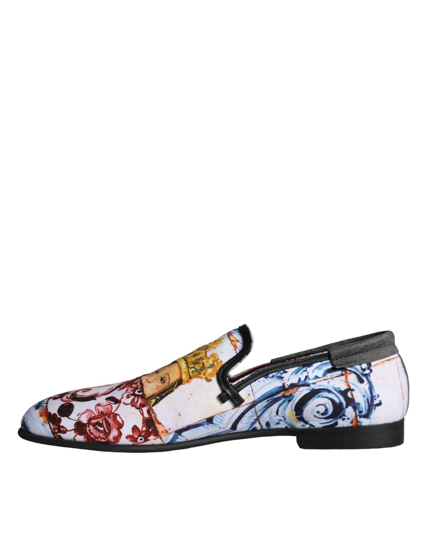 Multicolor Madonna Majolica Amalfi Men Loafers Shoes