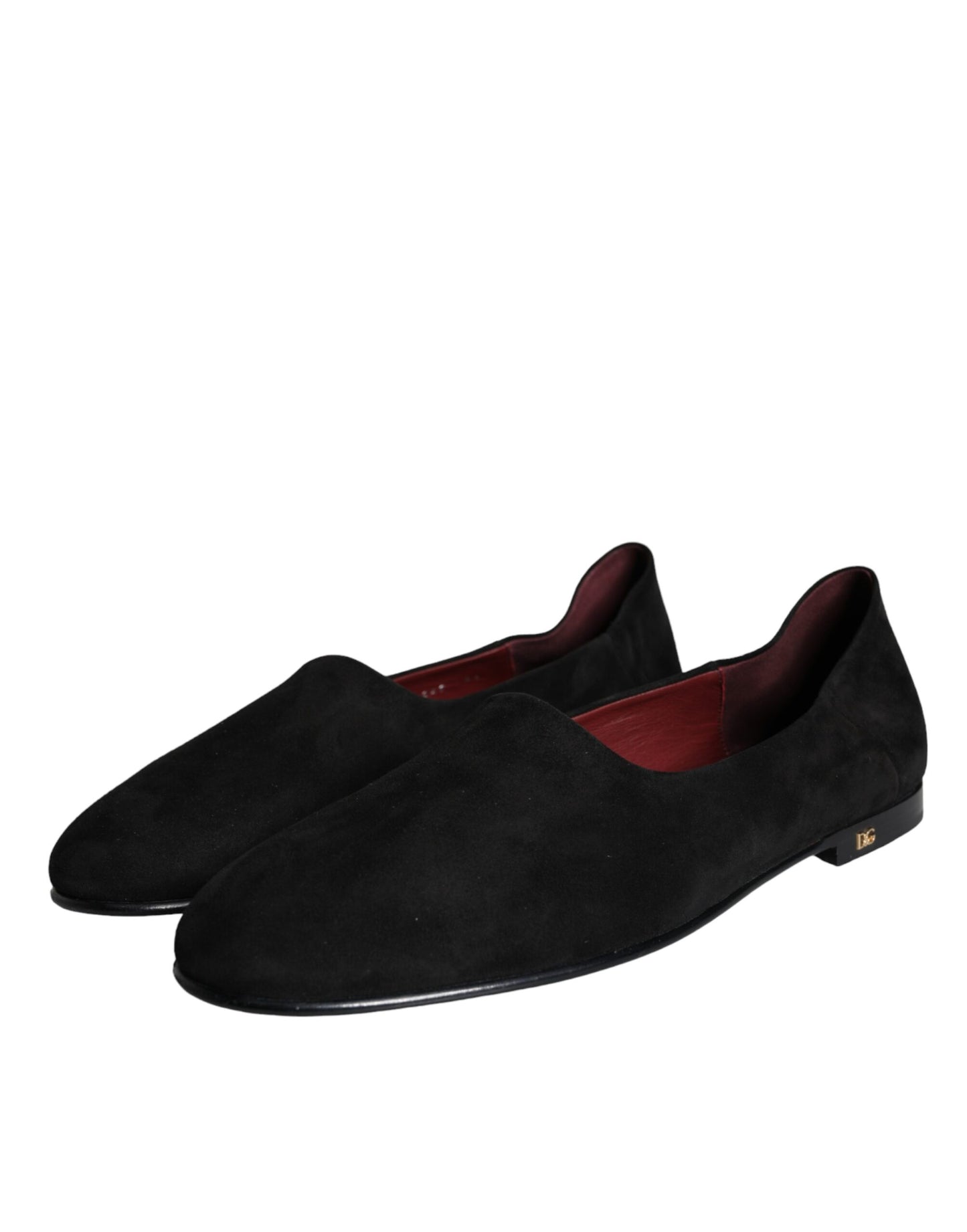 Black Suede Loafers Formal Slip On Shoes