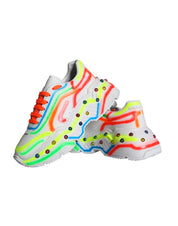 Dolce & Gabbana Multicolor Daymaster LED Lighted Sneaker Shoes