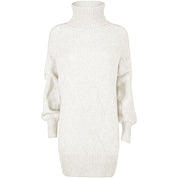 Yes Zee White Marabou Women Dress