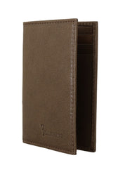 Billionaire Italian Couture Elegant Leather Men's Wallet in Brown