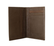 Billionaire Italian Couture Elegant Leather Men's Wallet in Brown