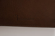 Billionaire Italian Couture Elegant Leather Men's Wallet in Brown