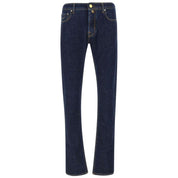 Jacob Cohen Blue Stretch Denim Men's Jeans