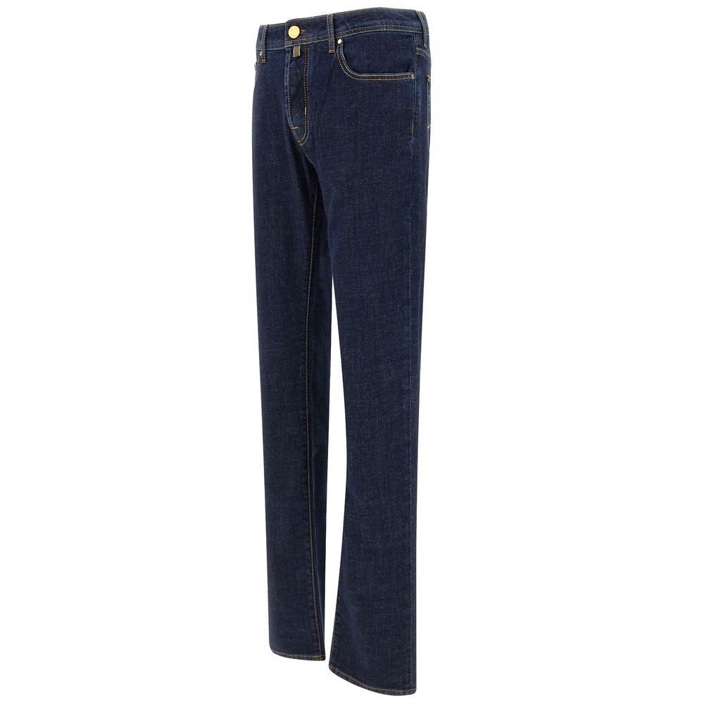 Jacob Cohen Blue Stretch Denim Men's Jeans